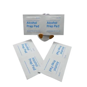 100pcs Disposable Alcohol Prep Pads 75% Ethanol Medical Alcohol Saturated Skin Cleansing Wipes for Home Outdoor Disinfection