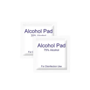 100pcs Disposable Alcohol Prep Pads 75% Ethanol Medical Alcohol Saturated Skin Cleansing Wipes for Home Outdoor Disinfection
