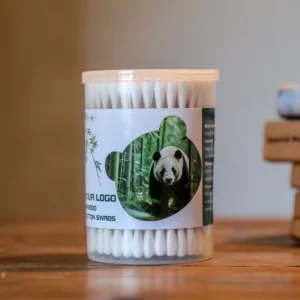 100pcs Eco friendly Custom Color Plastic Stick Cotton Swabs 7.3cm Multi Purpose Home & Travel Use
