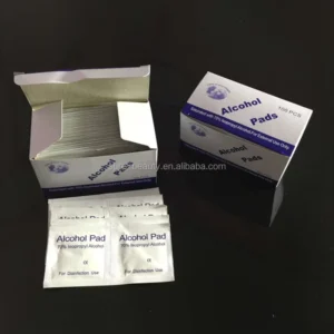 100pcs Microblading Tattoo Alcohol Cleansing Cotton Pads for Earring Piercing Nail Tattoo Cosmetic Supplies