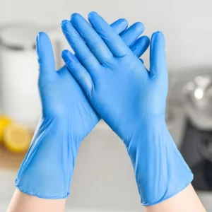100pcs box Nitrile Disposable Gloves Waterproof Medical Use Powder Free Blue 4 5 6mil Thickness