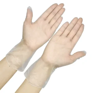 100pcs box PVC Gloves Non Latex Medical Examination Dentist Pet Care 4mil Disposable Powder Free Clear Vinyl Gloves for Hospital