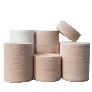 10CM EAB Elastic Adhesive Bandage Cotton Strapping Fix Tape OEM Elastoplast Print Water Resistant Breathable Muscle Sports