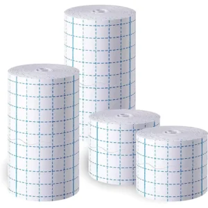 10cm*10m Elastic Stretch Breathable Wound Dressing Fixation Spunlace Non Woven Single Coated Surgical Bandage Medical Tape