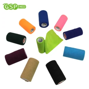 10cm*4.5m Non Woven Vet Bandage Self Adhesive Vet Wrap Pet Cohesive Elastic Bandage Multi Color Cohesive Bandage Tape
