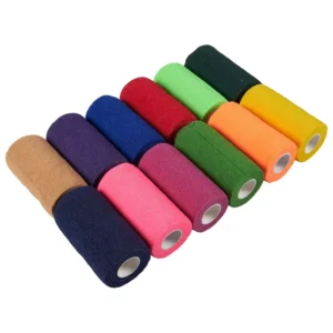 10cm Sports Tape Wear Resistant Self Adhesive Elastic Bandage in Various Colors Cohesive Elastic Tape