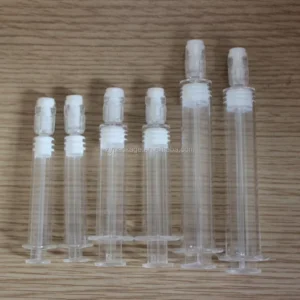 10ml Cosmetic Syringe Packaging Airless Syringe Bottle Disposable Syringe for Cosmetic