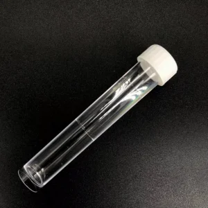 10ml Plastic Test Tubes with White Glass Test Tube Used in Liquid Storage to Transfer