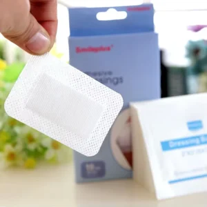 10pcs Soft Adhesive Transparent Non Woven Wound Dressings in One Box Medical Plasters for Wound Dressing