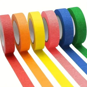 12 Colors Painters Tape Colored Masking Tape for Labeling Drafting Scrapbooking Decorative Paper