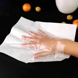 1200pc Pack Disposable Plastic PE EVA Gloves on Paper for Hairdressing Tasks Salon Hair Color Dye Pet Grooming User Manual