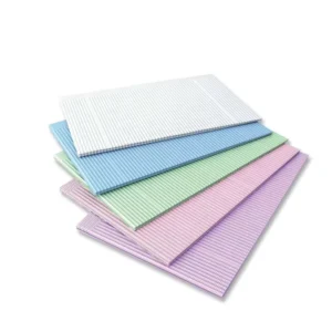 125 Disposable 3ply Color Dental Pad Covering Scarf Waterproof Dental Bib