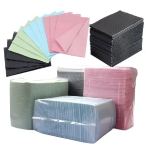 125pcs bag Waterproof Disposable Dental Bib Tattoo Cleaning Pads for Beauty Salon Nail Art Tattoo Table Cover