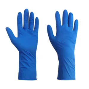 12inch Box Custom Gloves With Logo Work Gloves Disposable Blue Nitrile Gloves Powder-Free Latex-Free With Touchscreen