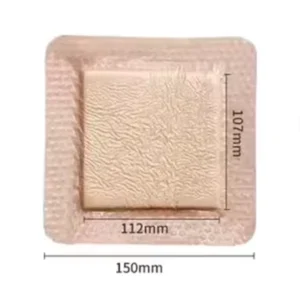 15*15cm Silicone Foam Wound Dressing Medical Sterile Silicone Foam Dressing Self Adhesive Pressure Ulcer Patch for Bedridden