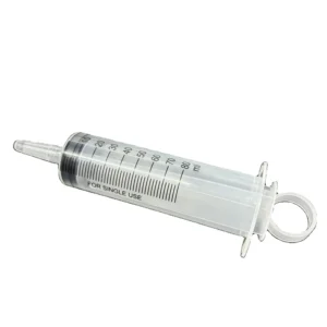 150ml 500ml Custom-Size Medical Feeding Syringe Range PP Plastic with PVC Rubber Plunger OEM Support