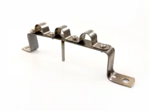 16mm SUS 304 Stainless Steel 3-Gang Plain Finish Pipe Saddle Wall Mount 1.2mm Thick OEM Customizable Warranty