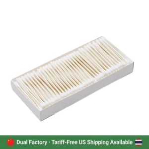 170PCS Cotton Buds Paper Stick Cotton Swab With Long Drawer Box Windowing