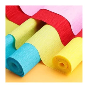 180gsm Color Crepe Paper Roll Craft Paper for Making Handmade Flowers