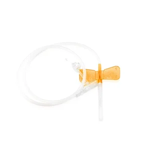 18G-25G Disposable Butterfly Needle Infusion Set Air Vent Option Safe Reliable Veterinary Diagnosis Instrument