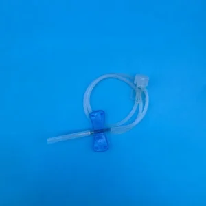 18G-25G Disposable Transparent Butterfly Infusion Needle Air Vent Option Safety Veterinary Instrument