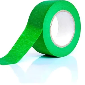 18mm Single Sided Green Anti Uv Masking Tape Paper Jumbo Roll Acrylic for Automotive Painting Pressure Sensitive
