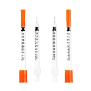 1ml/0.5ml Animal Safety Disposable Medical Grade PP CE&ISO Certified Insulin Syringe for Horse & Pig