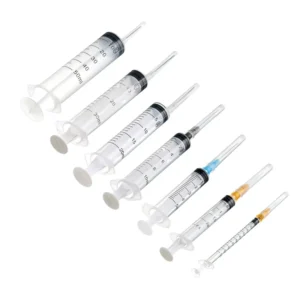 1ml 3ml 5ml Sterile Disposable Medical Grade PVC Eco friendly Injection Syringe for Hospital and Pharmacy