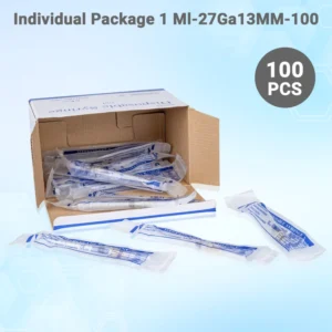 1ml Veterinary Disposable Safety Syringe 27G for Animals