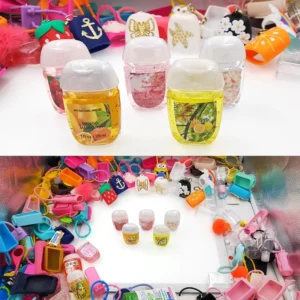 1oz Mini Pocket Hand Sanitizing Gel Bottle Fragrance Free Hand Wash Liquid Soap