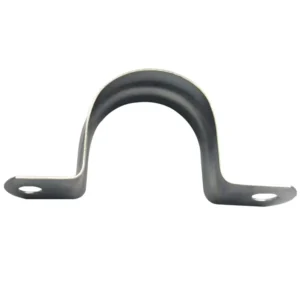 2 Holes 304 Stainless Steel U Hose Clamps Support Pipe Clamp Saddle for Pipe Clips