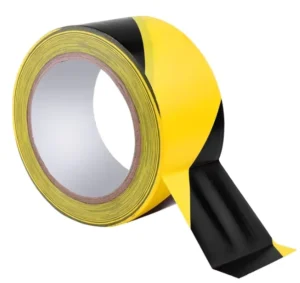 2 Inch High Visibility Safety Warning Stripe Tape Barricade Adhesive Tape for Floor Walls Pipes and Equipment Marking
