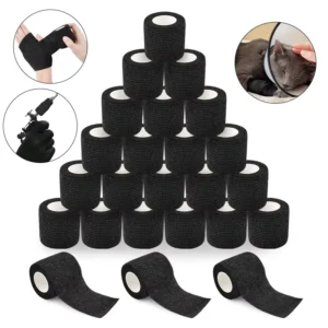 2 Inch X 5Yards Wrap Grip Cover Sports Self Adhesive Bandage Rolls for Tattoo