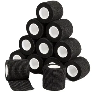 2 Inches X 5 Yards Tattoo Grip Tape Wrap Cover Tattoo Machine Wrap Tattoo Machine Tape Cohesive Elastic Bandage Rolls