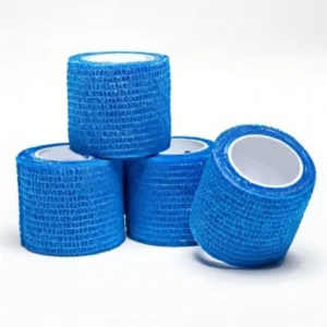 2.5*450cm Nonwoven Blue Medical Elastic Wrap Self-adhesive Cohesive Bandage