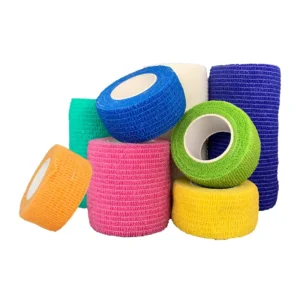 2.5cm * 4.5m Self adhesive Elastic Breathable Non woven Fabric Adhesive Bandage Sports Bandage Suitable for All Seasons