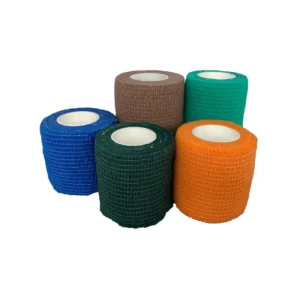 2.5cm 5cm 7cm 10cm First Aid Breathable Flexible Cohesive Bandage Quality Elastic Medical Custom Logo Printed Cohesive Bandage