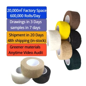 2.5cm Purple Self Adhesive Bandage Wrap Elastic Self Breathable Self Adherent Wrap for Pets Elastic Adhesive Bandage Eab