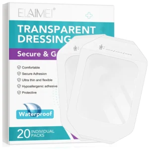 20 Packs Transparent Film Dressing 15x20cm Clear Waterproof Bandages for Swimming Showering Wounds Post Surgical Shower