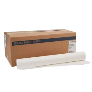 20″ X 350ft Perforated Crepe Paper Disposable Breathable Eco Friendly Grade a Smooth Medical Hotel Hospital Use Flat Sheet Roll