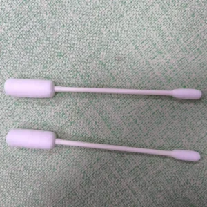 200 Pcs Paper Stick Cotton Swab Eco-Friendly Safty Cotton Buds in Square Plastic Box with Custom Logo