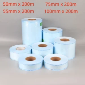 200M Roll Self Seal Sterilization Pouch Disposable Autoclave Sterilizer Bag Pouch Medical Grade Paper Dental Tattoo Accessories