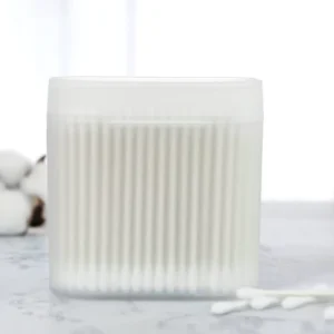 200PCS Two Head Plastic Stick Eco friendly Disposable White Custom Cotton Bud 76mm Multifunctional Use Cotton Swabs