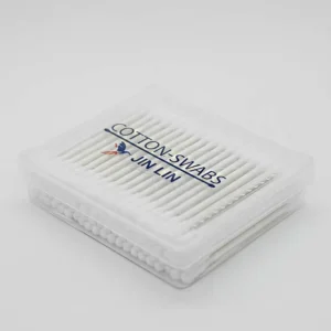 200Pcs Eco Friendly Paper Stick Cotton Swabs Double Round Tips White Paper Daily Care