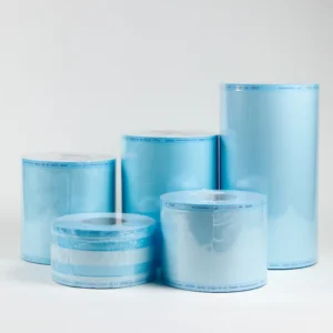 200m Sterilization Pouch Roll Sterilize Reel Gamma EO Steam Compatible Medical Grade Autoclave Tape for Dental & Hospital Use