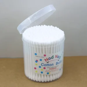 200pcs Cotton Swabs Disposable Double Head Cotton Buds Baby Ear Care Daily Cleaning