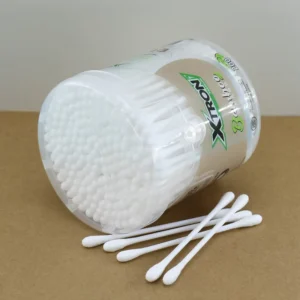 200pcs Cotton Swabs Disposable Double Head Cotton Buds Baby Ear Care Daily Cleaning