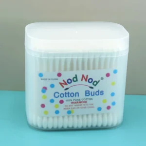 200pcs Disposable Grade Cotton Swabs Eco Friendly Ear Cleaning Cotton Buds for Personal Hygiene