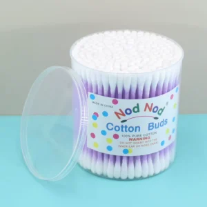 200pcs Disposable Medical Grade Cotton Swabs Eco Friendly Ear Cleaning Cotton Buds for Personal Hygiene and First Aid Use