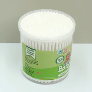 200pcs Disposable Medical Grade Cotton Swabs Eco Friendly Ear Cleaning Cotton Buds for Personal Hygiene and First Aid Use